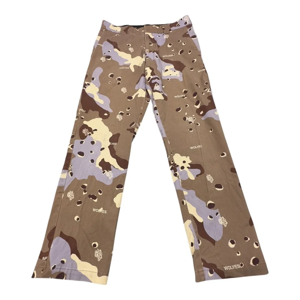NFGU WolvesO Limited Edition Camo Pants Mens Size 30 Artist Collaboration‎